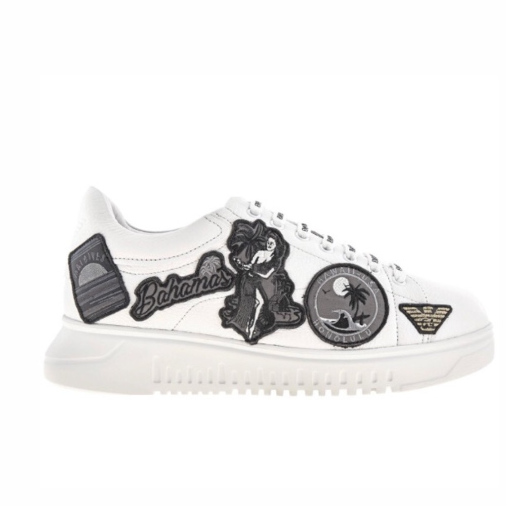 EMPORIO ARMANI Men's White Sneaker